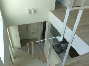 吹抜け階段　完成